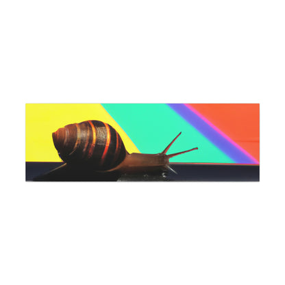 "Rainbow Pot of Gold: A Snail's Slow Trek" - The Alien Canva