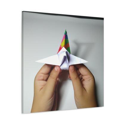 "Creaciones encubiertas: elaborando un mensaje secreto con origami" - The Alien Canva