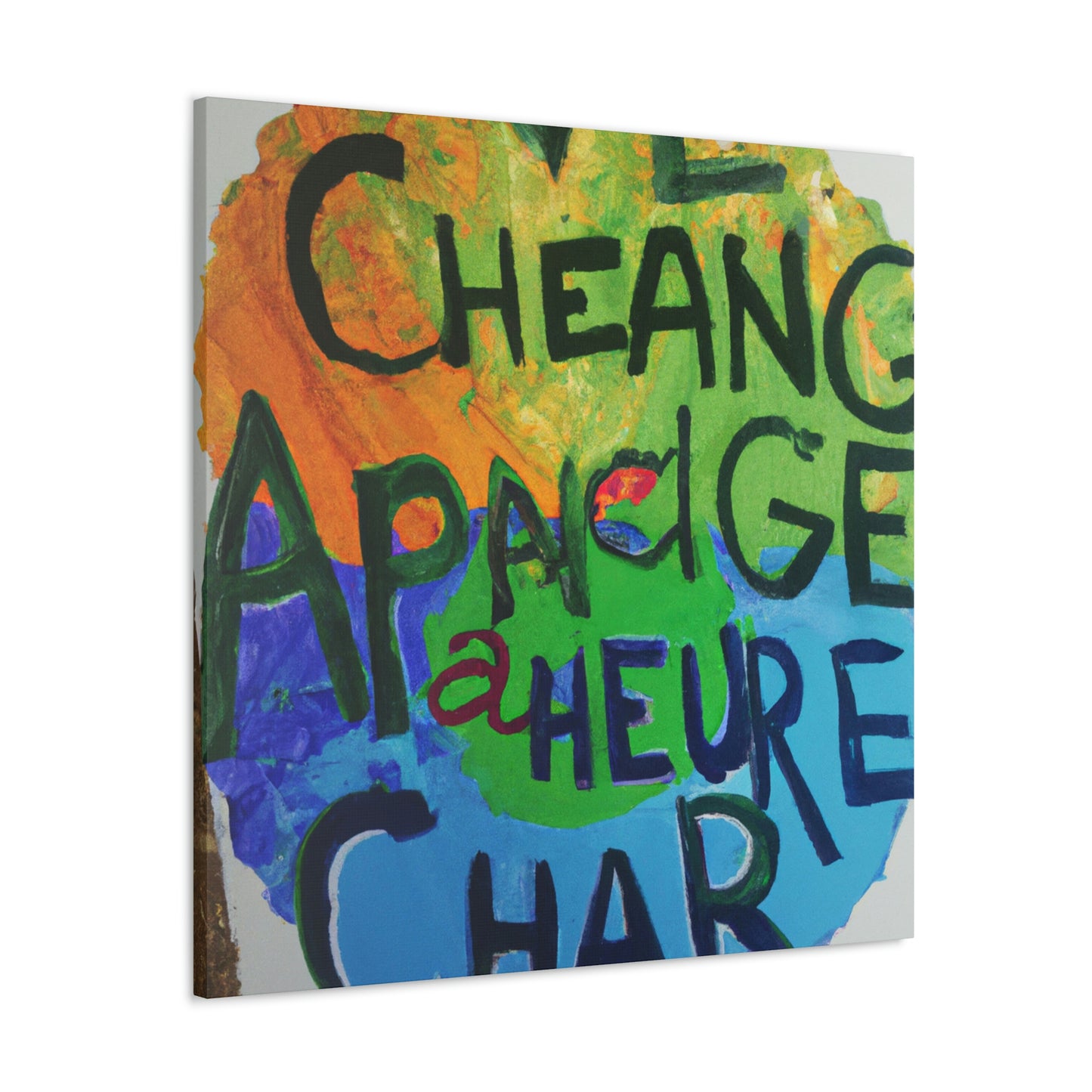 "Embracing Change: A Creative Expression" - Canvas