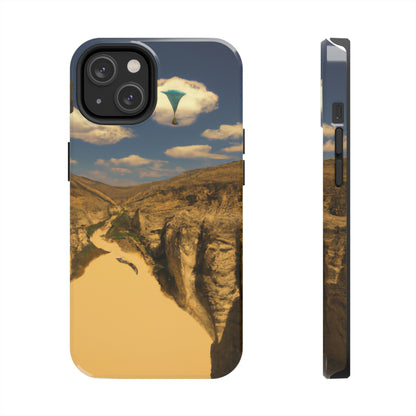 "Feline Flight Over the Grand Gulch" - Die Alien Tough Phone Cases