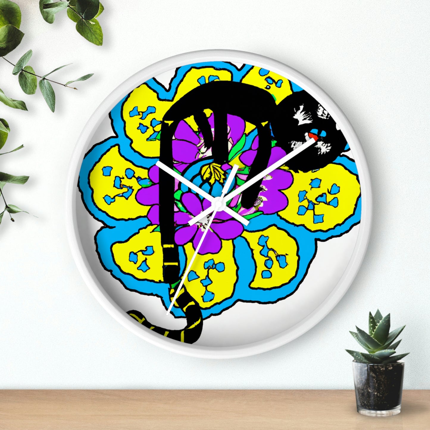 "Dreamy Dalliance" - The Alien Wall Clock