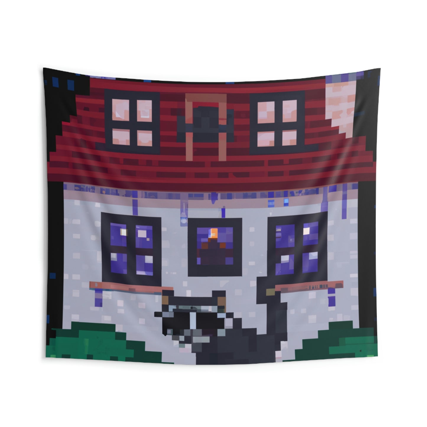 "Caper in the Mansion: A Raccoon's Adventure" - The Alien Wall Tapestries