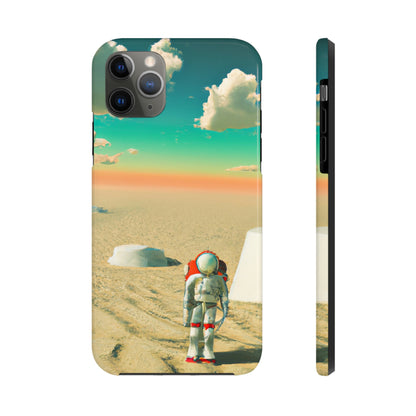 "Un astronauta extraviado: solo en un planeta abandonado" - The Alien Tough Phone Cases