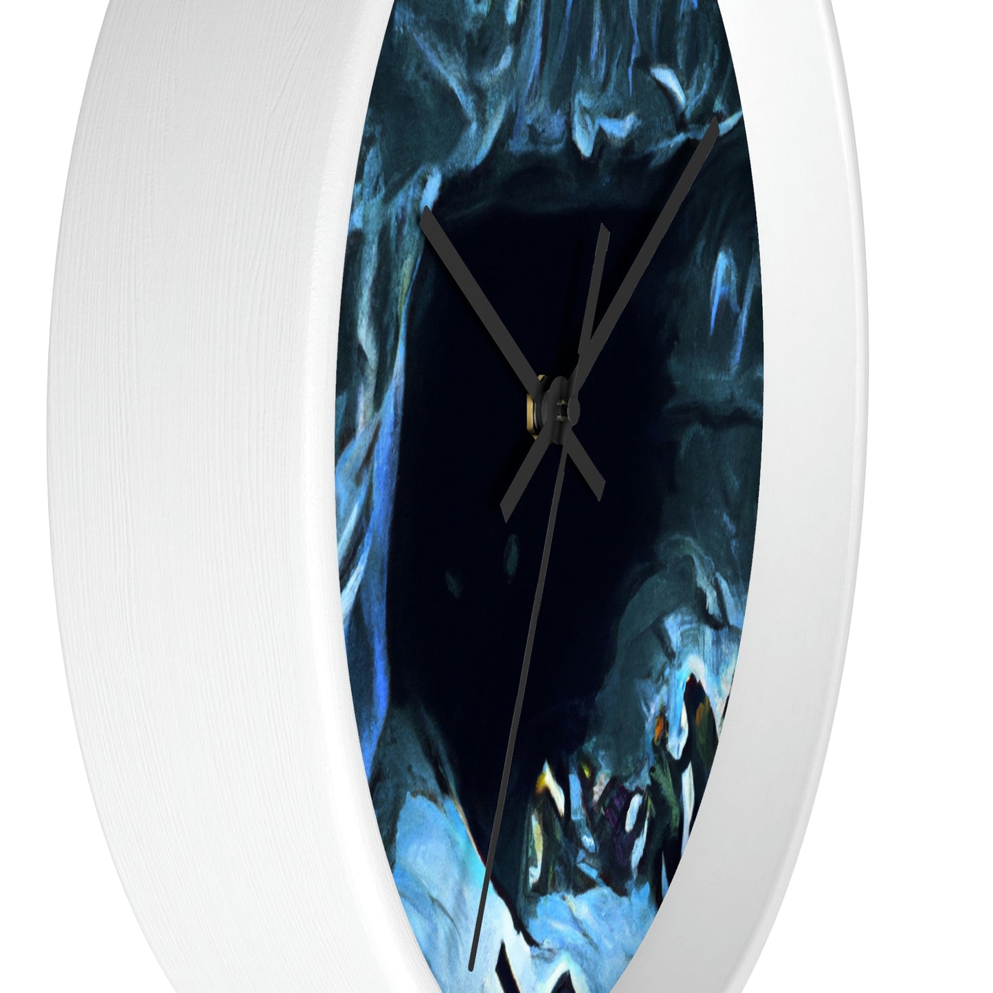 "Escape from the Icy Depths" - The Alien Wall Clock