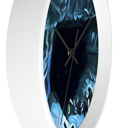 "Escape from the Icy Depths" - The Alien Wall Clock