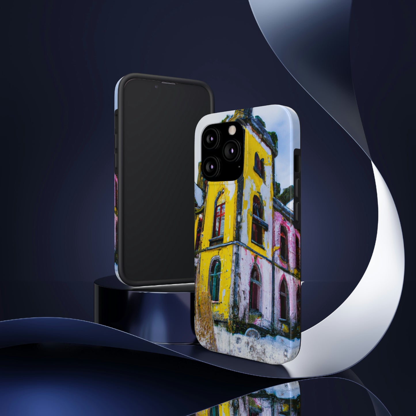 "Schloss aus Schnee und Schatten" - Die Alien Tough Phone Cases