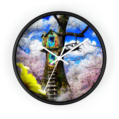 "Forgotten Secrets of the Springtime Forest" - The Alien Wall Clock