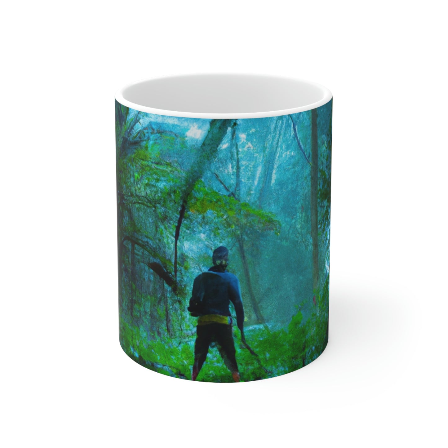 "Lost in the Unknown". - The Alien Ceramic Mug 11 oz