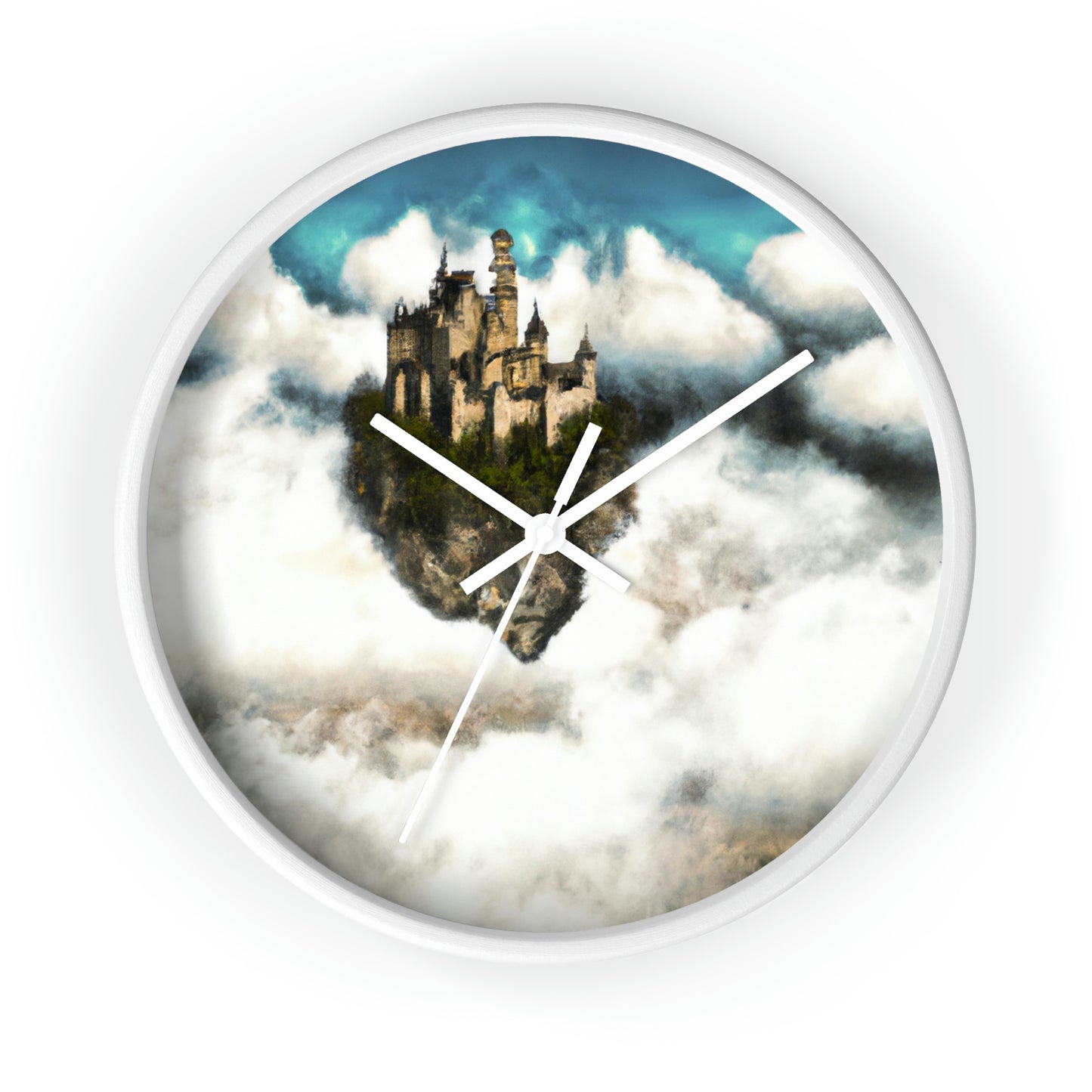 Mystic Castle in the Sky - The Alien Wall Clock