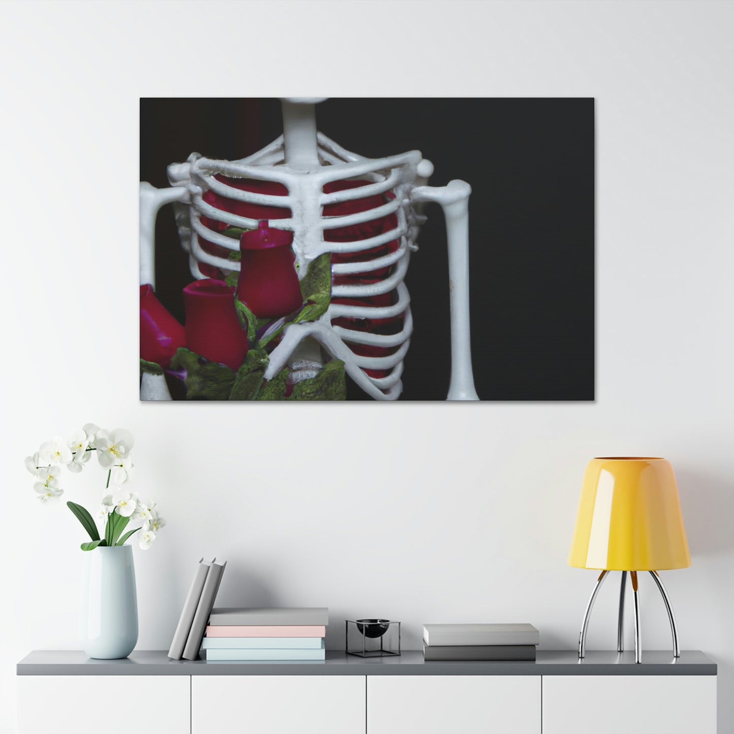 "The Skeletal Romantic" - The Alien Canva