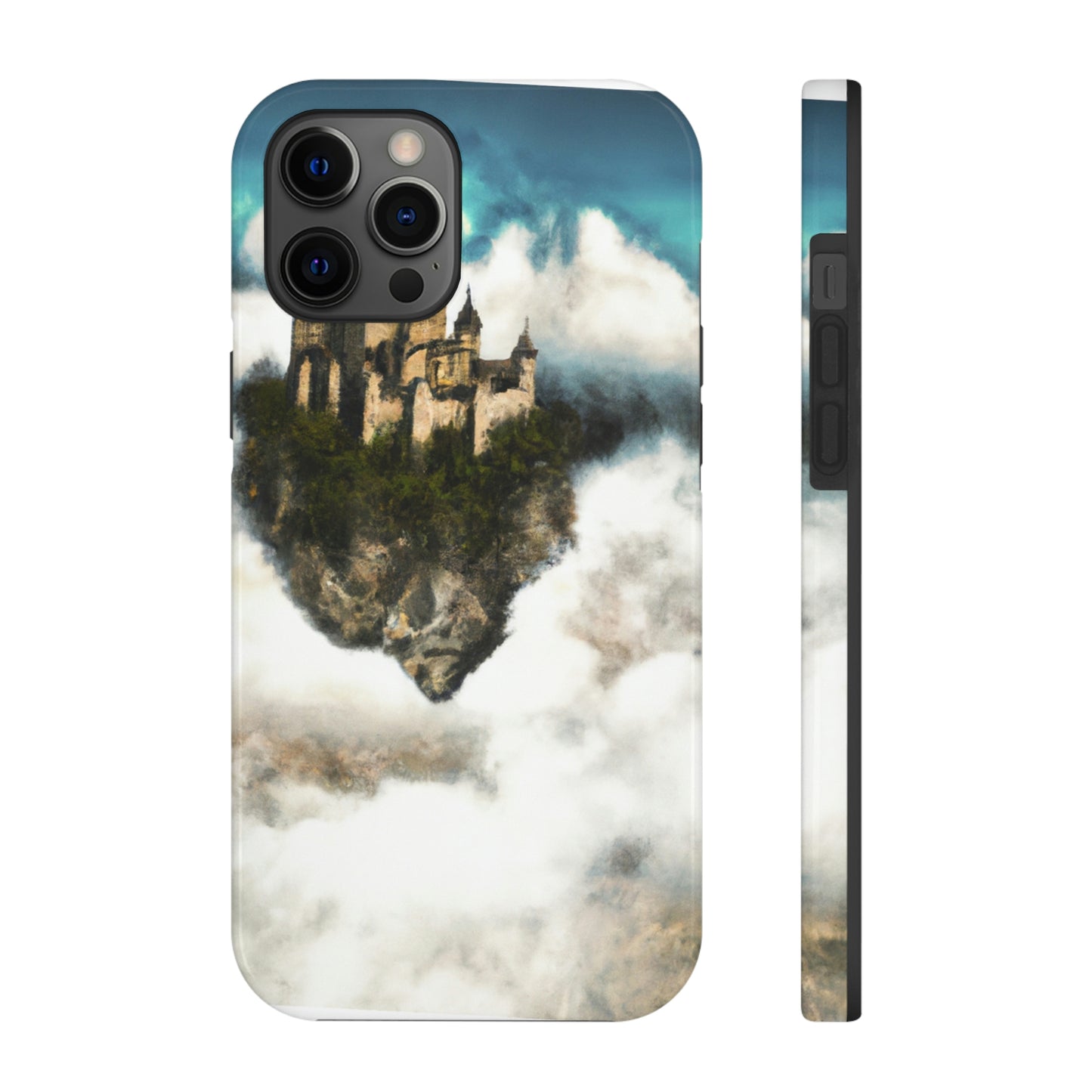 Mystic Castle in the Sky - Die Alien Tough Phone Cases