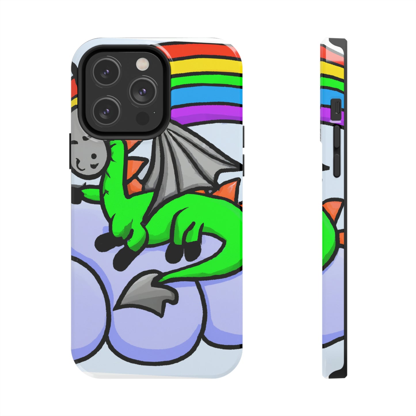 "A Dreamy Dragon's Nap" - The Alien Tough Phone Cases