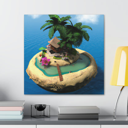 "Island Paradise in the Sky" - The Alien Canva