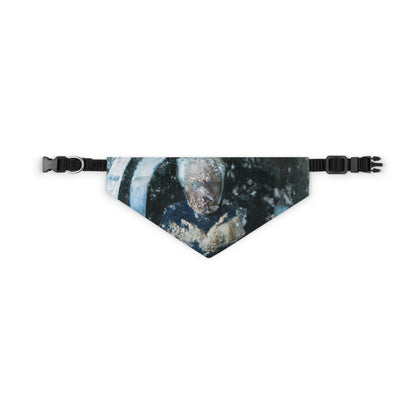 "Uncertain Snowglobe" - The Alien Pet Bandana Collar