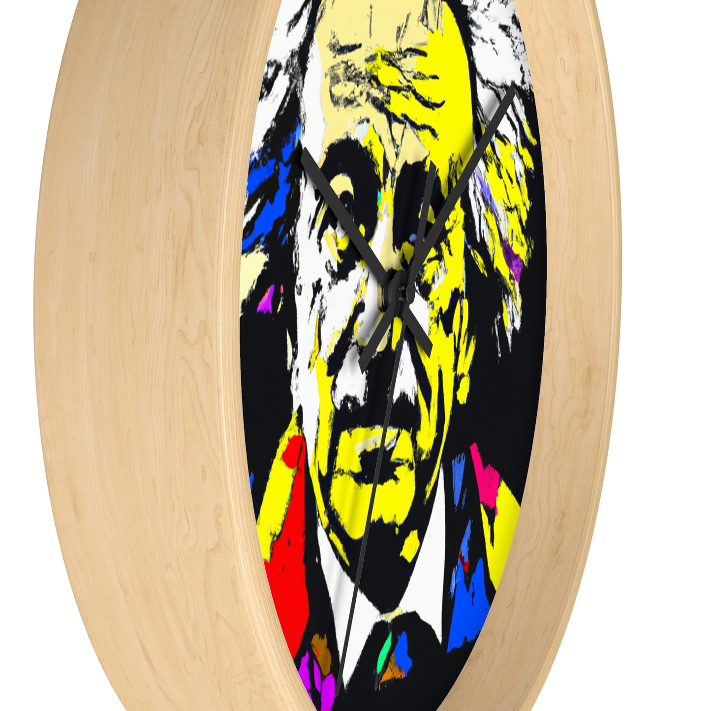 "Albert Einstein: A Pop Art Portrait" - The Alien Wall Clock