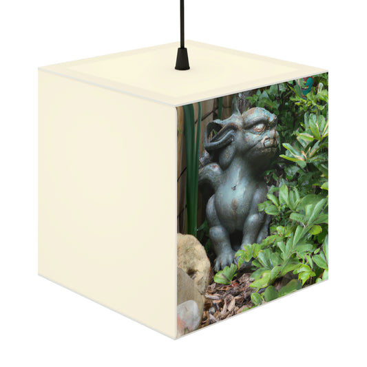 "Guardian of the Secret Garden" - Die Alien Light Cube Lampe