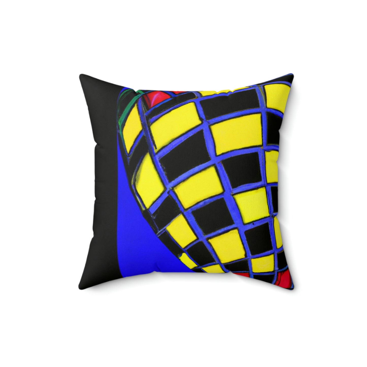 "Enchanted Midnight Flight" - The Alien Square Pillow