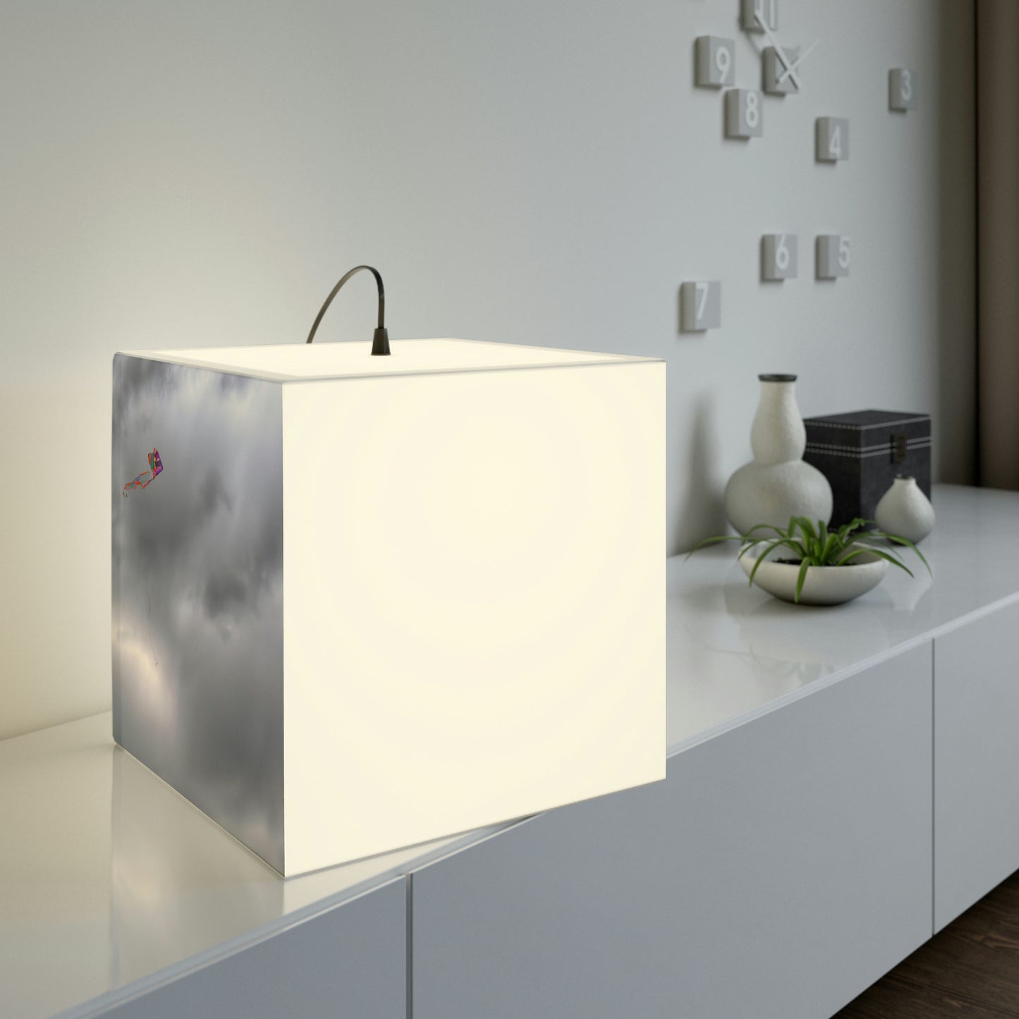 "Daring the Stormy Sky" - The Alien Light Cube Lamp