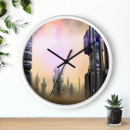 "Lost in the Cosmic Mist" - The Alien Wall Clock