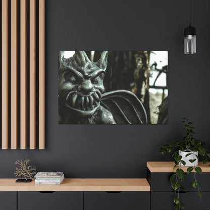 "The Enchanted Gargoyle Grove" - The Alien Canva