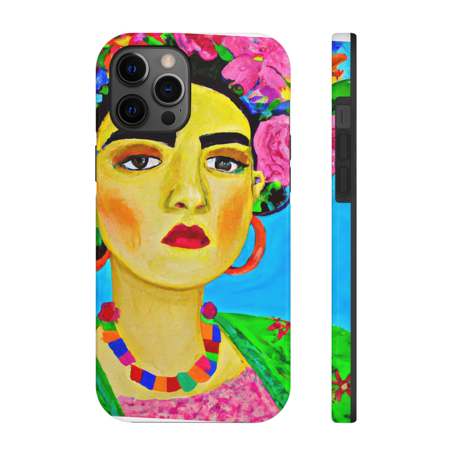 "Fierce and Free: A Frida Kahlo-Inspired Tribute to Mexican Women" - The Alien Tough Phone Cases