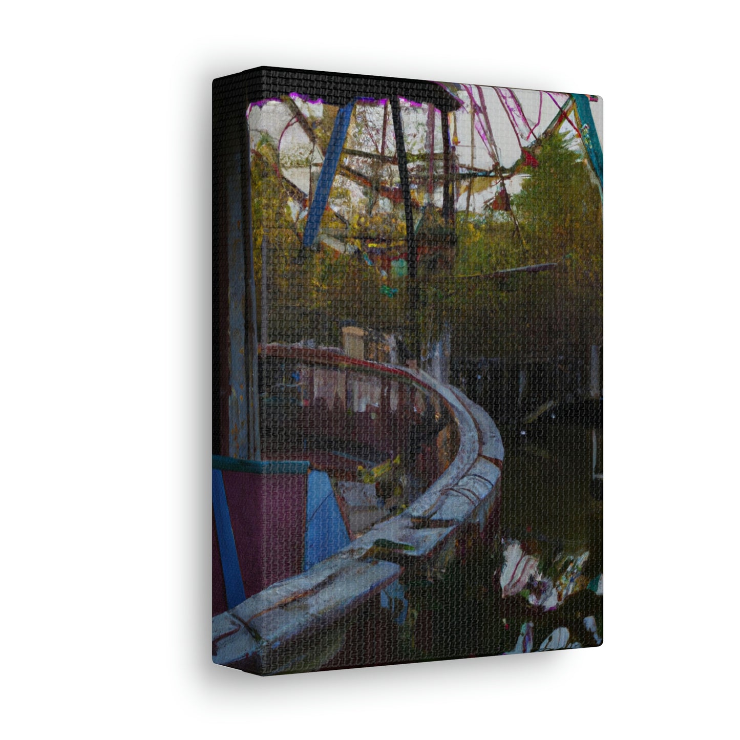 "Lost in the Funhouse: Exploring the Abandoned Amusement Park" - The Alien Canva