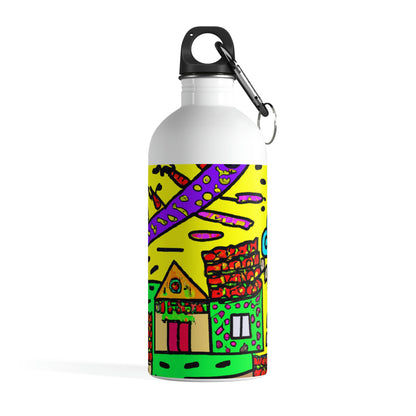 "A Slumbering Village of the Soaring Dragon" - The Alien Stainless Steel Water Bottle