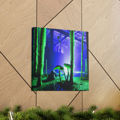 "The Ethereal Woods Beneath the Ruined Factory" - The Alien Canva