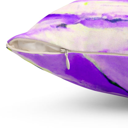 Purple Petals Popping: Create an Eye-Catching Daisy-Rose Fusion - The Alien Square Pillow