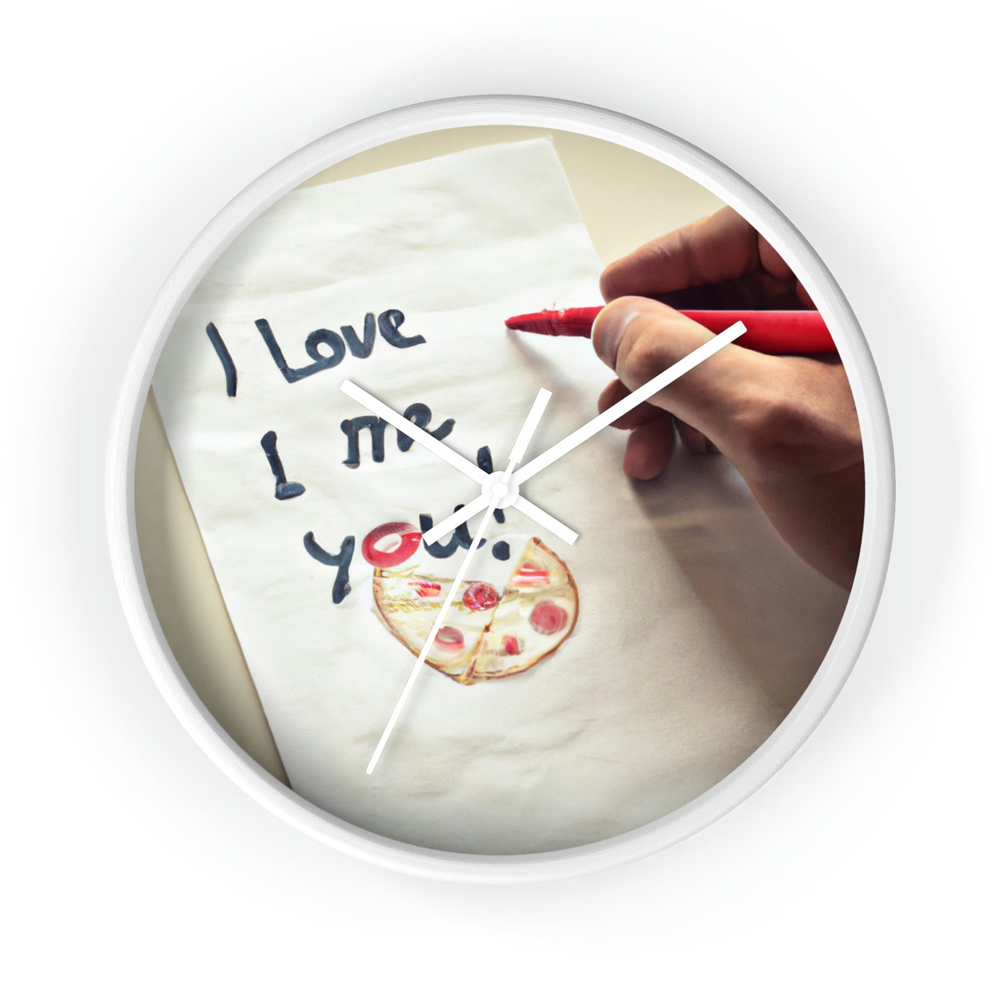 "A Pizza-Loving Love Letter" - The Alien Wall Clock