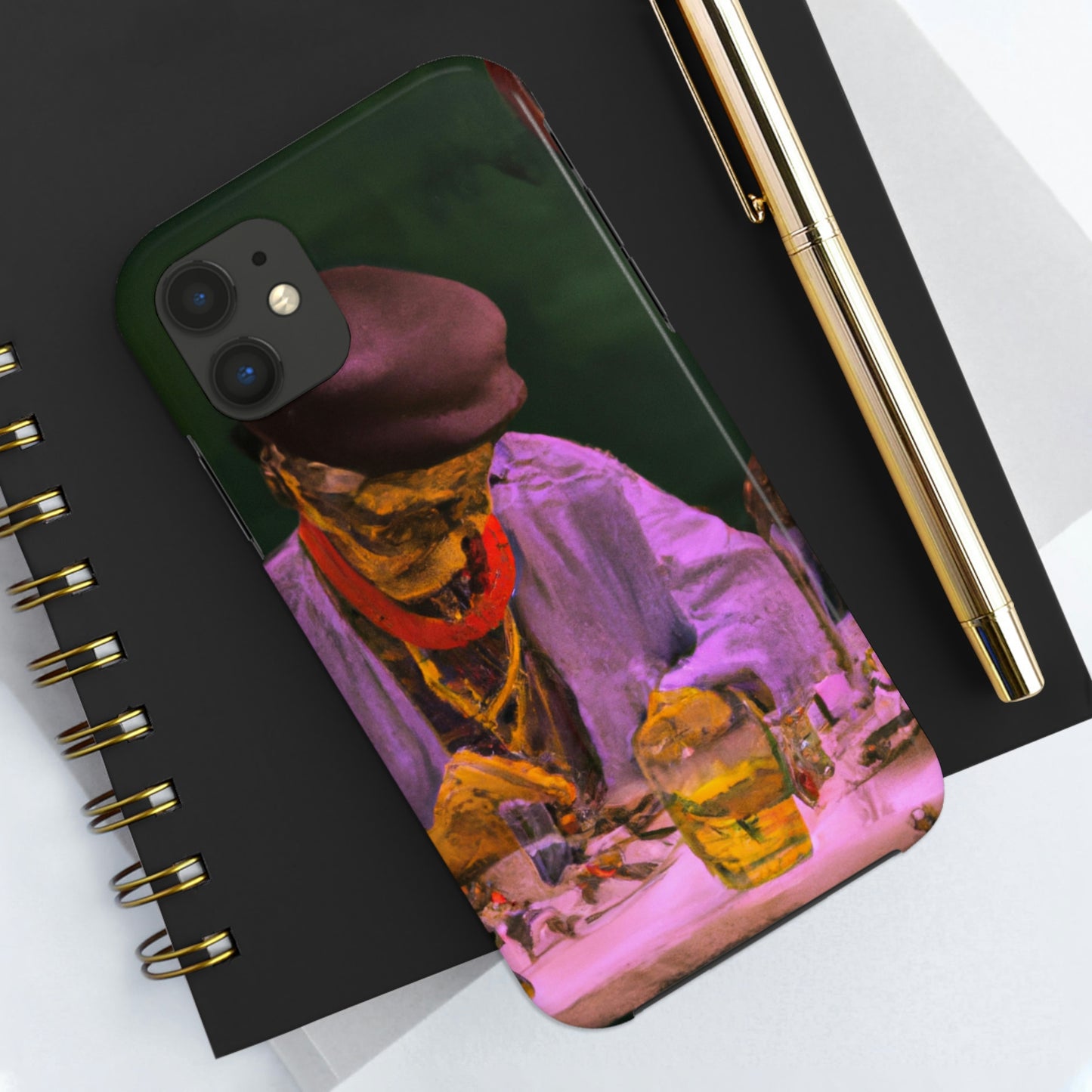 "A Master of Mending: An Elderly Clockmaker Restoring an Antique Timepiece" - The Alien Tough Phone Cases