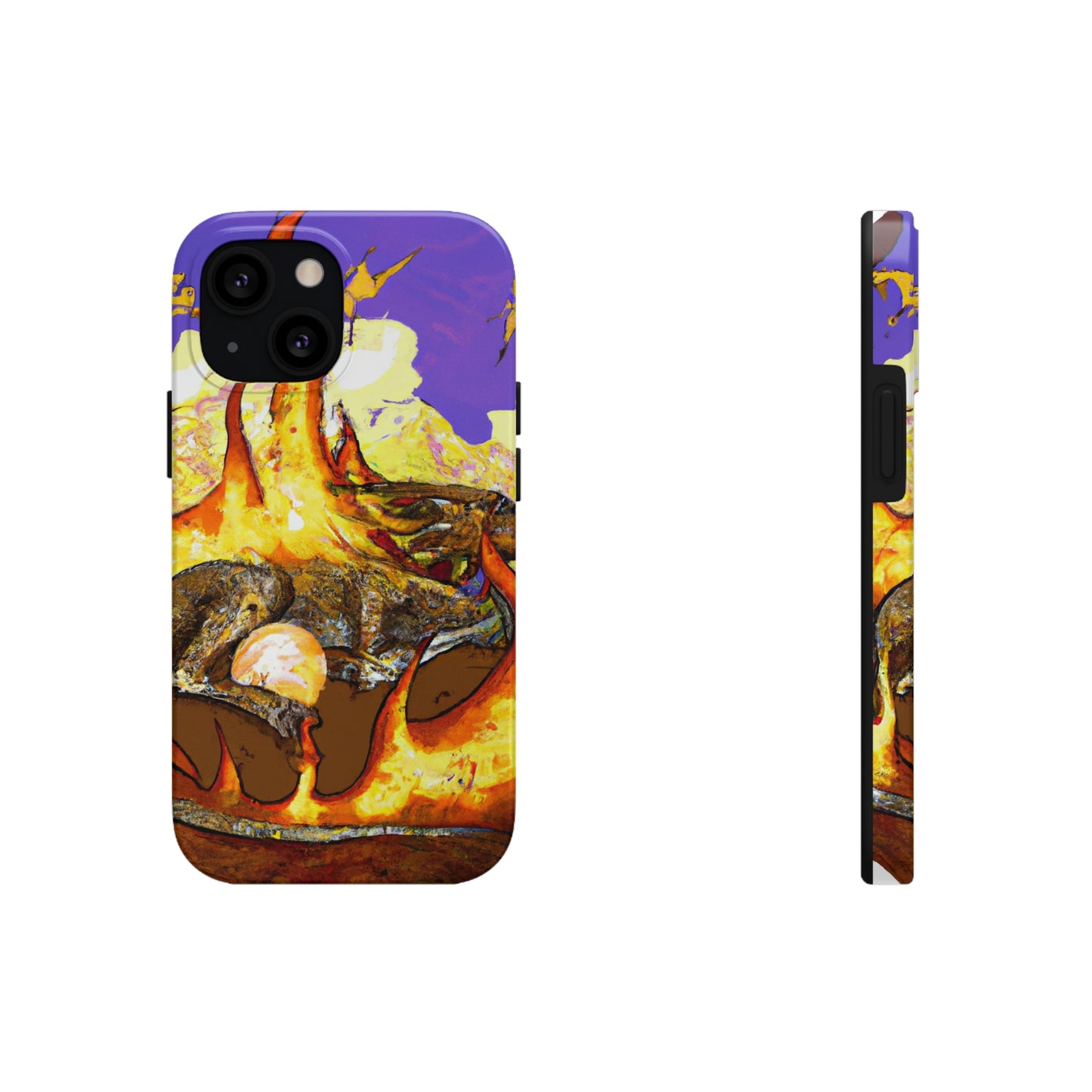 "Un dragón dormido en un abrazo infernal" - The Alien Tough Phone Cases