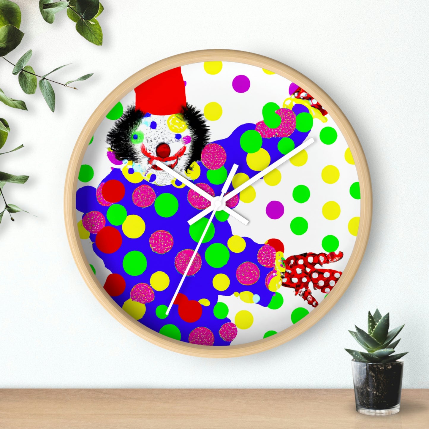 "Clowning Around in the Cold: A Winter Glove Story" - The Alien Wall Clock