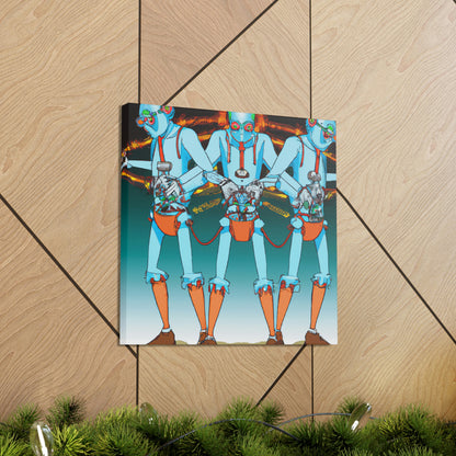 The Revenge of the Robot Twins - The Alien Canva