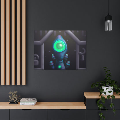 "The Secret Portal Guardian" - The Alien Canva