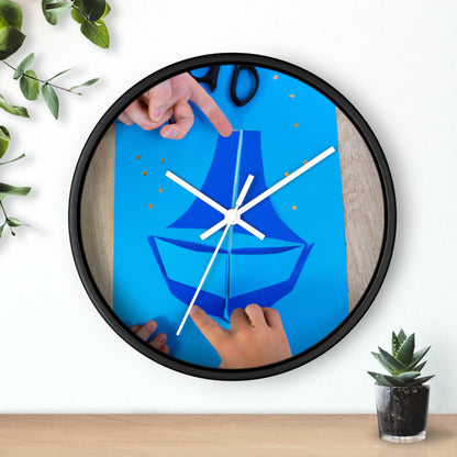 two small circles out of yellow construction paper to serve as the sun

A Journey to the Sun: Crafting a Blue Boat and Two Sailors - The Alien Wall Clock