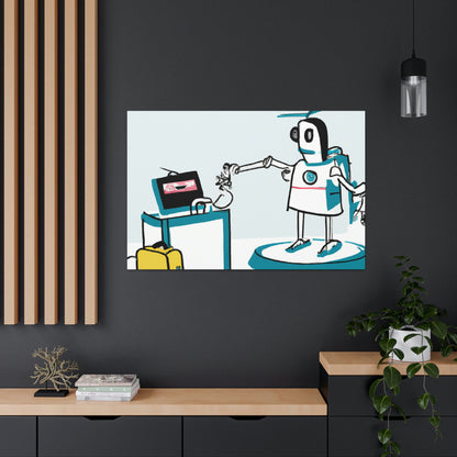 "La excursión del robot que cambia de forma" - The Alien Canva