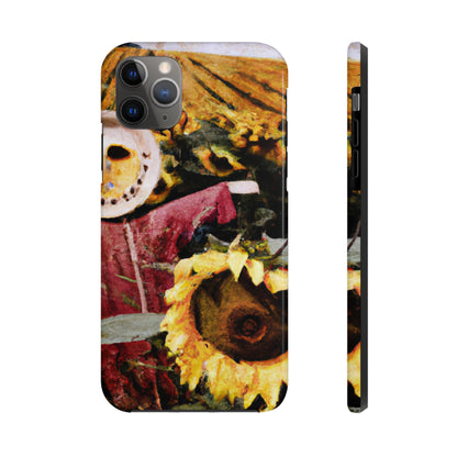 "Centinela solitaria del campo de girasoles" - Las fundas para teléfonos Alien Tough