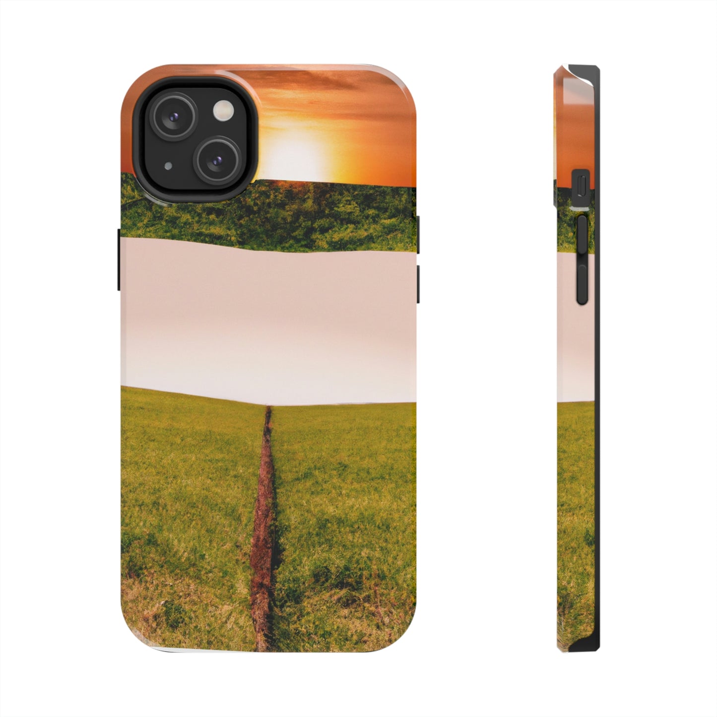 "Golden Horizon at Dusk" - Die Alien Tough Phone Cases