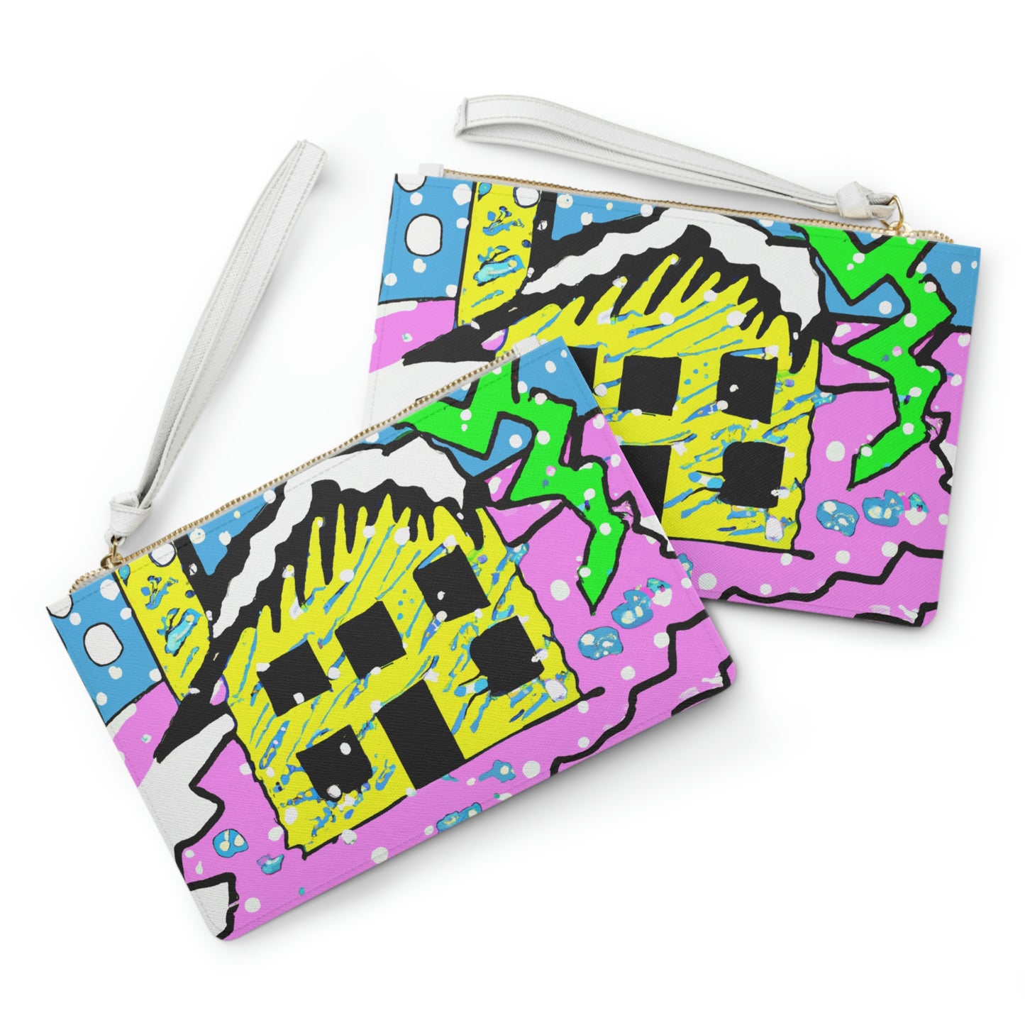 "Desolate Winter Dwelling" - Die Alien Clutch Bag