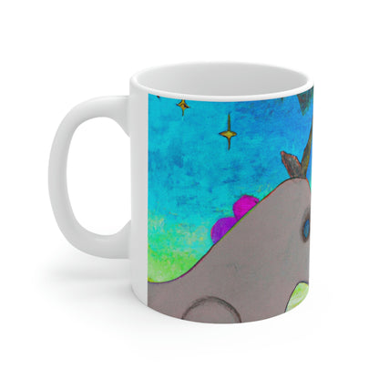 "Majestic Morning Reflections" - The Alien Ceramic Mug 11 oz