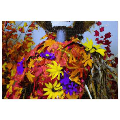 "Autumn Scarecrow Blues" - The Alien Jigsaw Puzzle