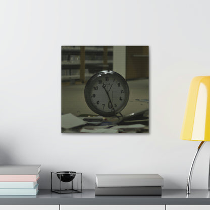 "El misterio del reloj de la biblioteca" - The Alien Canva