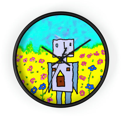 "A Small Miracle in a Sea of Flowers" - The Alien Wall Clock