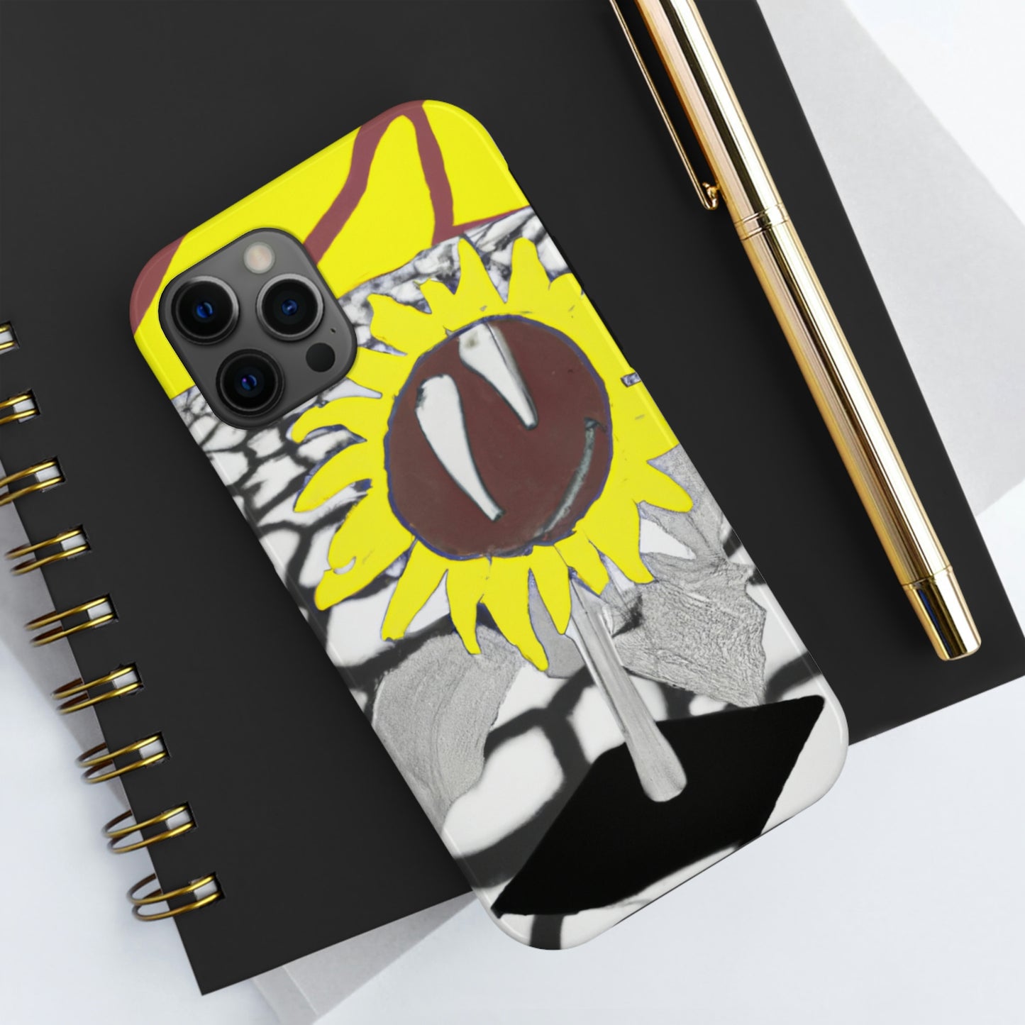 "A Sunflower Withering on a Parched Field" - The Alien Tough Phone Cases