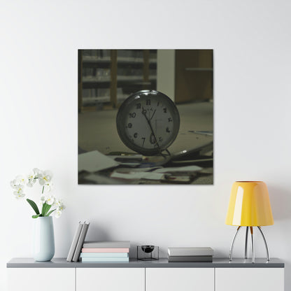 "El misterio del reloj de la biblioteca" - The Alien Canva