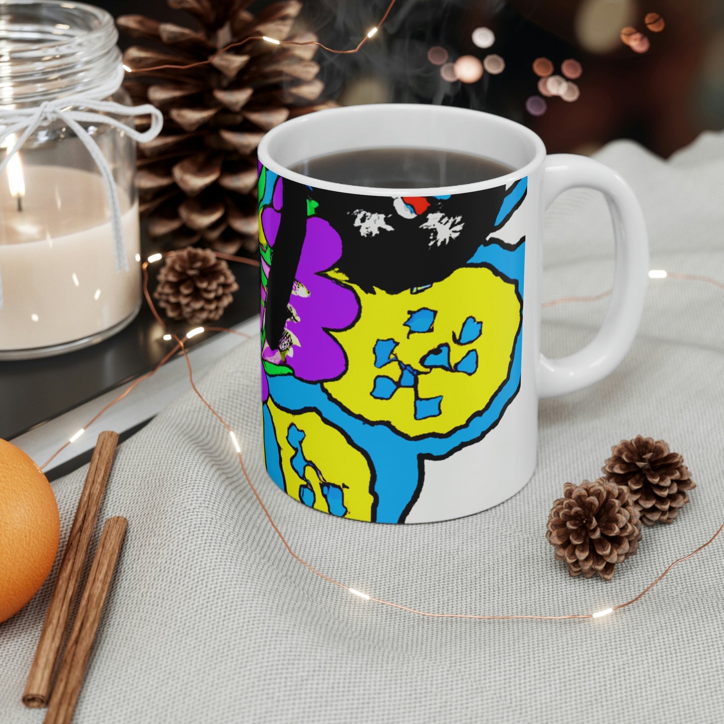 "Dreamy Dalliance" - The Alien Ceramic Mug 11 oz