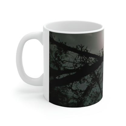 "A Moonlit Mystical World" - The Alien Ceramic Mug 11 oz