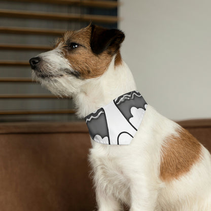 La niebla mística de la montaña - El collar de bandana para mascota alienígena