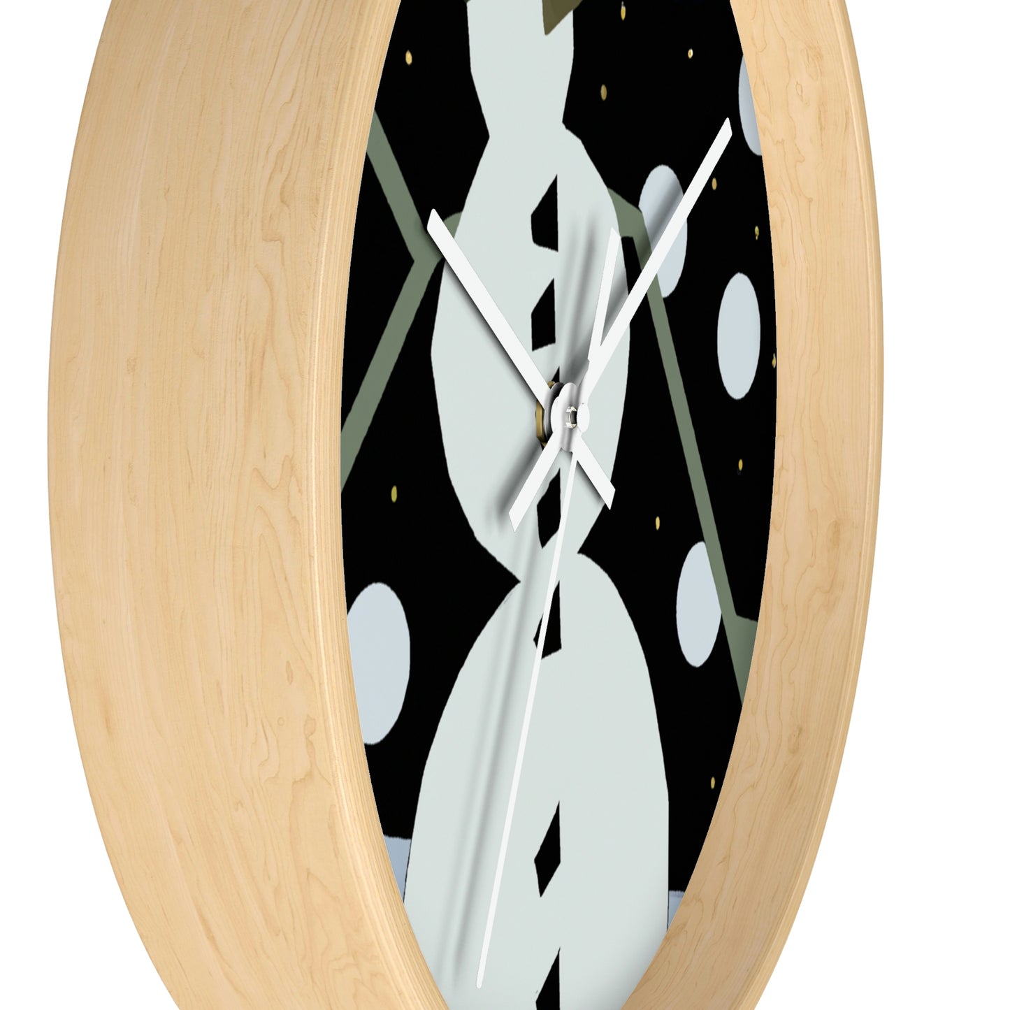 "A Winter Night's Wish" - The Alien Wall Clock